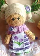 Spring girl in the style of Magic dolls.