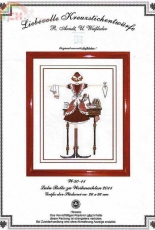 Liebevolle Kreuzstichentwurfe LKE W-50-11 Lulu Belle zu Weihnachten 2011 PCS