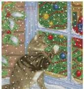 Christmas Visitor by Anne Mortimer from Cross Stitch Gold 88