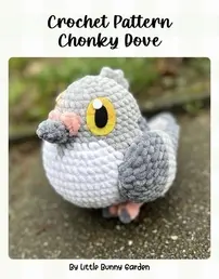 Little bunny garden - chonky dove