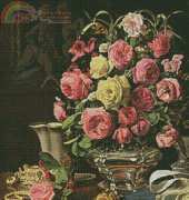 Free Cross Stitch Online - Roses