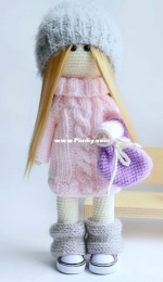 Vishnevaya Masterskaya - Valentina Vishnevskaya - Crocheted Doll - Russian