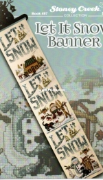 Stoney Creek Collection Book 497 - Let It Snow Banner
