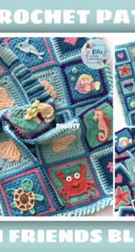 Ocean Friends Blanket - KatesCrochetPatterns - US Terms