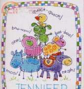 Dimensions 73259 Farm Friends Birth Record
