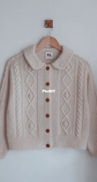 Athens Collar Cardigan - Soop Knits/Manmi Choi - English