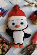 Rukodelion - Pinguin felt Pattern - Russian