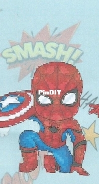 Chibi-Stitches - The Avengers - Cuties Stitches - 50-Cuties - La petite araignée sympa du quartier (The Friendly Little Neighborhood Spider)