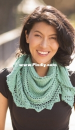 Blanca Lake Shawl by Susie Bonell-Free