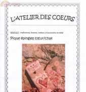 LAtelier Des Coeurs- Pique aiguille coeur/chat