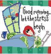 Good Morning From Leisure Arts 4407 Born to Shop - Life Lessons - Good Morning PCS