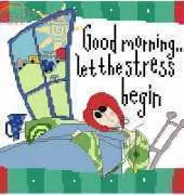 Good Morning From Leisure Arts 4407 Born to Shop - Life Lessons - Good Morning PCS