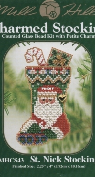Mill Hill - MHCS43 - Charmed Stocking Series - St.Nick Stocking