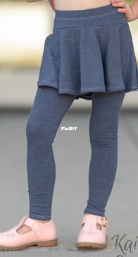 Simple Life Pattern Company - Roxie’s Skirted Leggings - Sizes 2T-12 Years