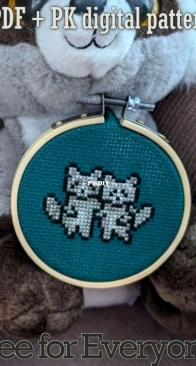 The Cozy DH Stitchery - Raccoon Wife - free