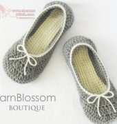 Yarn Blossom Boutique - Melissa Bradley - Myra Slippers