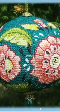 Stitch Home -  RinkaZee - Ural-Siberian Painting Ball by Marina Khachanova