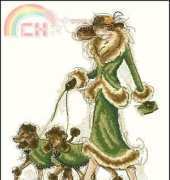 Anchor Maia 5678000-01070 Prancing Poodles (xsd)