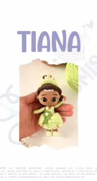 Samigurumis - Lilian Neyra Dávila - Tiana - Spanish