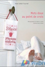 Marabout-Mots doux au point de croix-Anne Sohier-Founel