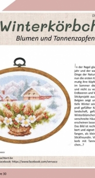 Winter basket by Vervaco from Kreuzstich Motive # 30