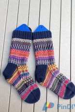 Conglomeration Socks by Becky Greene-Free