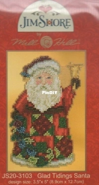 Mill Hill Jim Shore JS20-3103 Glad Tidings Santa XSD