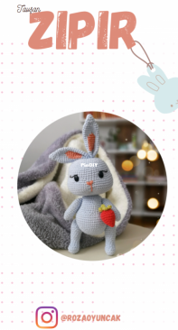 Roza Oyuncak - Sedanur Cınardal - Rabbit Zıpır - Tavşan Zıpır - Turkish