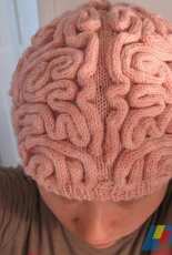 Knit your Brain Hat for Sience Project by Alana Noritake-Free