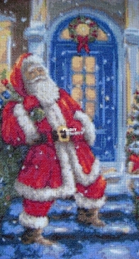 Santa at the door