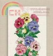 Ellen Maurer Stroh EMS 003 Pansy Border