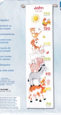 Vervaco PN-0144082 - Farm Animals - Growth Chart