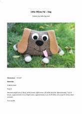 Little Squirrel Designs- Julie Lapalme - Little Pillow Pal Dog - English