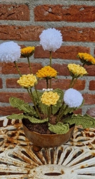 Yvonne's Crochet Art - Yvonne Blanker - Yvonne’s Paardenbloem - Yvonne’s Dandelion - Dutch - Free