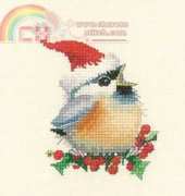 Heritage Valerie Pfeiffer Chickadees CDXC866 Christmas Chick