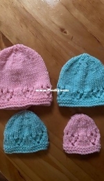 Pas "Hearts" Premmie Cap by Wildwood Designs-Free