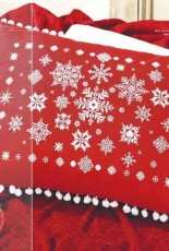 Let It Snow Snowflake Cushion by Lesley Teare from Cross Stitch Gold 115