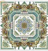 CHAT47 Medieval town Mandala - Chatelaine