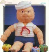Annies Pattern Club 87F62 Bitty Babys Sailor Suit