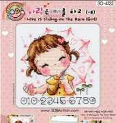 SO-4122  Love is sliding on the rain (girl)