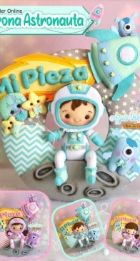 Agus Fieltro - Workshop 20 - Astronaut Crown - Corona Astronauta - Maria Jose Crisosto - Spanish