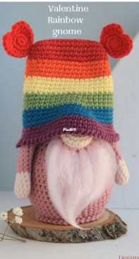Pam Pino Design - Nazeli Mkrtchyan-Tadevosyan - Valentine Rainbow Gnome