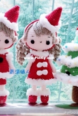 Qing Qing Qing Ren - Diu Diu and Dai Dai - Christmas suit - Chinese