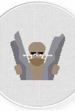 Daily Cross Stitch - Stone Golem