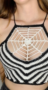 PassioKnitGoods - The Spiderweb Top