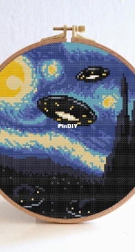 Stitch it Picasso - Alien Van Gogh