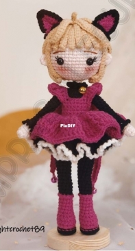 Moonlight Crochet - MoonlightCrochet89 - Nguyet Vu Thi /Nguyệt Vũ Thị - Sakura Black dress