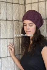 Melodys Makings - Melody Rogers - Slouchy Cabled Hat - Free