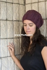 Melodys Makings - Melody Rogers - Slouchy Cabled Hat - Free