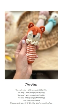 Crochet Street Pattern - Vinera Eyer - Vinera Kapustkina / Oxana - Atelier Woodland Companions: The Fox